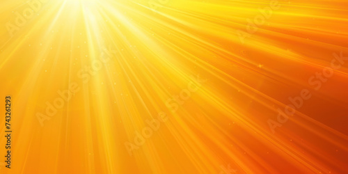 Summer background with a magnificent sun burst with lens flare with rays