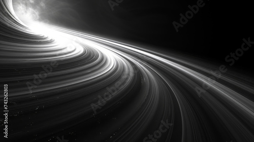 Texture of swirling light streaks giving a sense of continuous motion and energy. photo