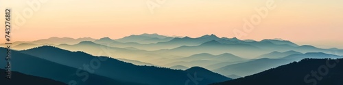 panorama of the mountains © basketman23