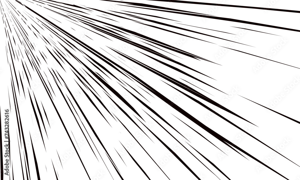 Obraz premium 効果線63