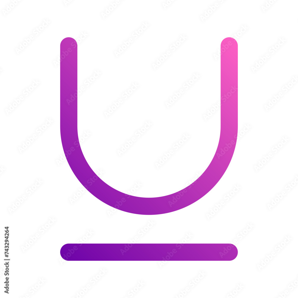 underline gradient icon underline gradient icon