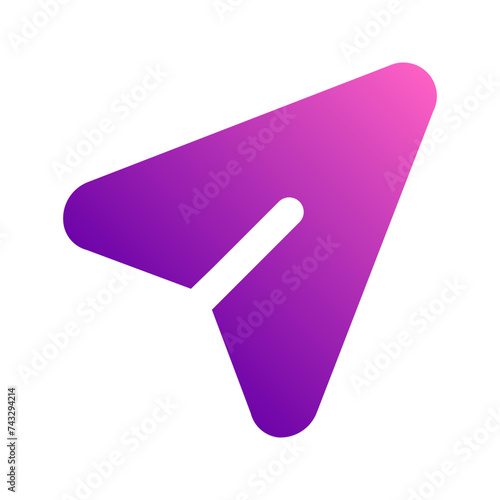 send gradient icon