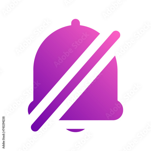 silent gradient icon