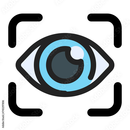 eye scanner icon