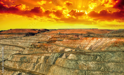 The Super Pit Kalgoorlie Gold mining Western Australia