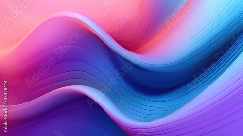 Abstract waves background in purple and blue colors