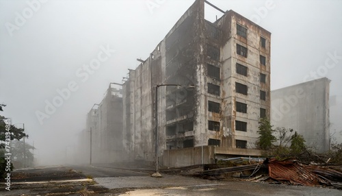 abandoned factory in the city