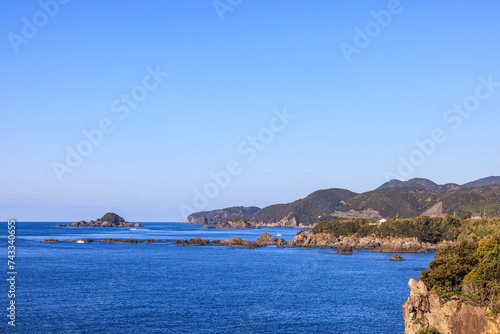 江住海岸公園からの朝風景 和歌山県すさみ町