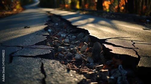 Roads were badly damaged due to natural disasters, causing land transportation routes to be cut off.