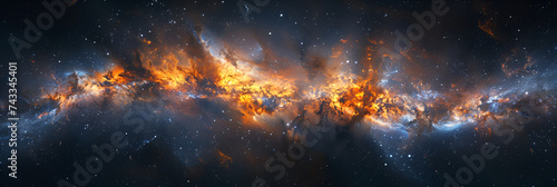  Space galaxy cloud reveals wonders of cosmos through science and astronomy lens night sky revealing cosmic wonders in stunning rays lines, space galaxy with stars background 