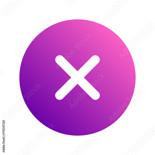 close gradient icon
