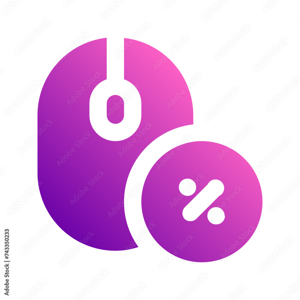 mouse gradient icon mouse gradient icon