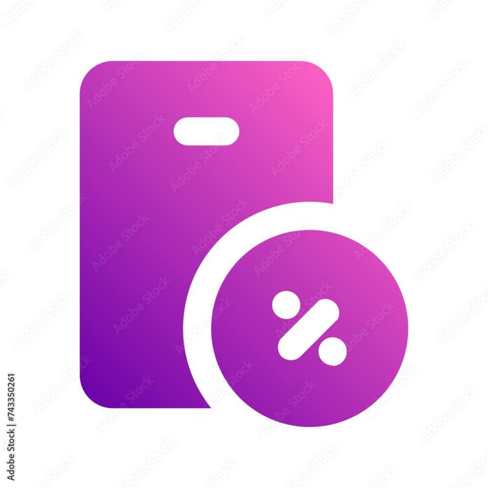 smartphone gradient icon smartphone gradient icon
