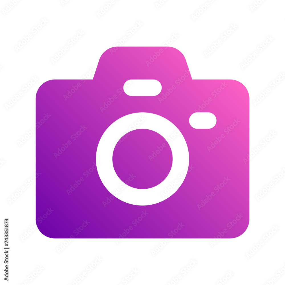 camera gradient icon camera gradient icon