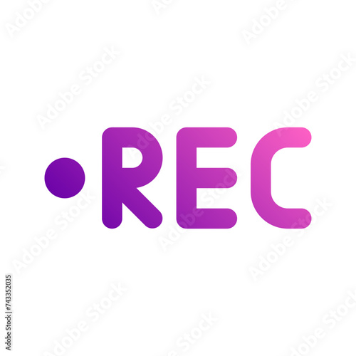 rec gradient icon