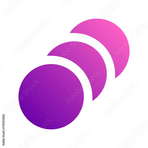 slow motion gradient icon