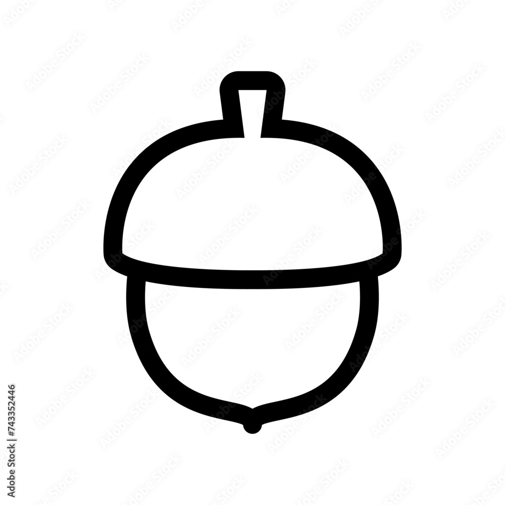Obraz premium Acorn icon