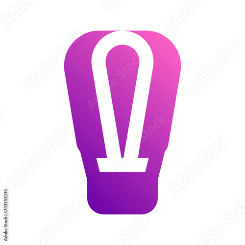 sky lantern gradient icon