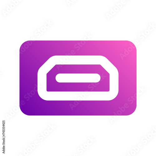 hdmi port gradient icon