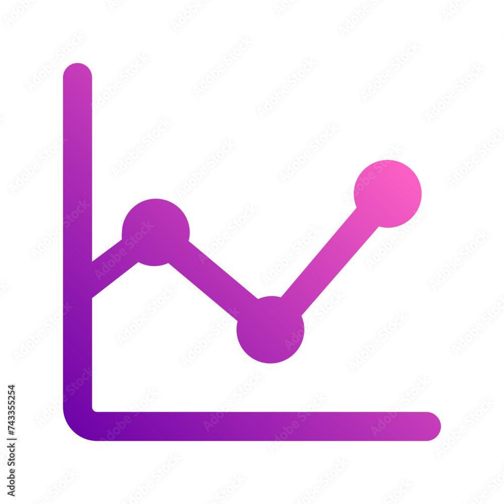 analytics gradient icon analytics gradient icon
