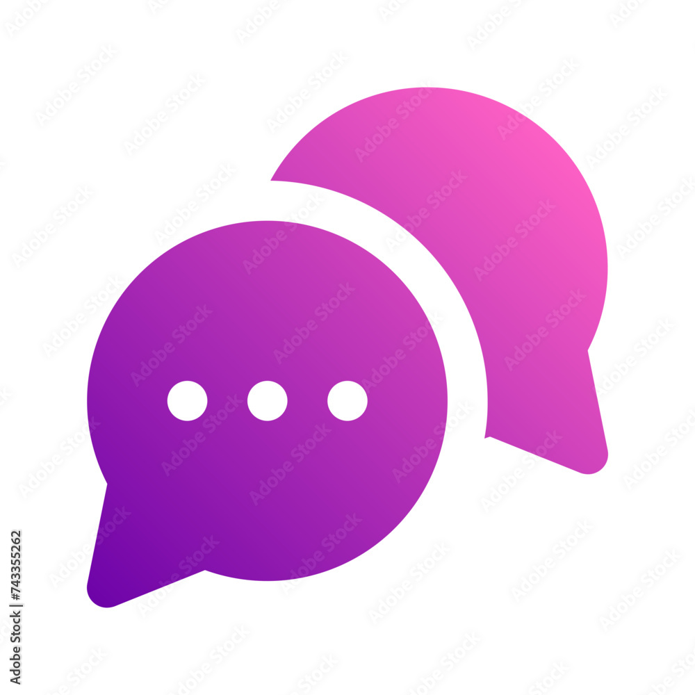communications gradient icon communications gradient icon