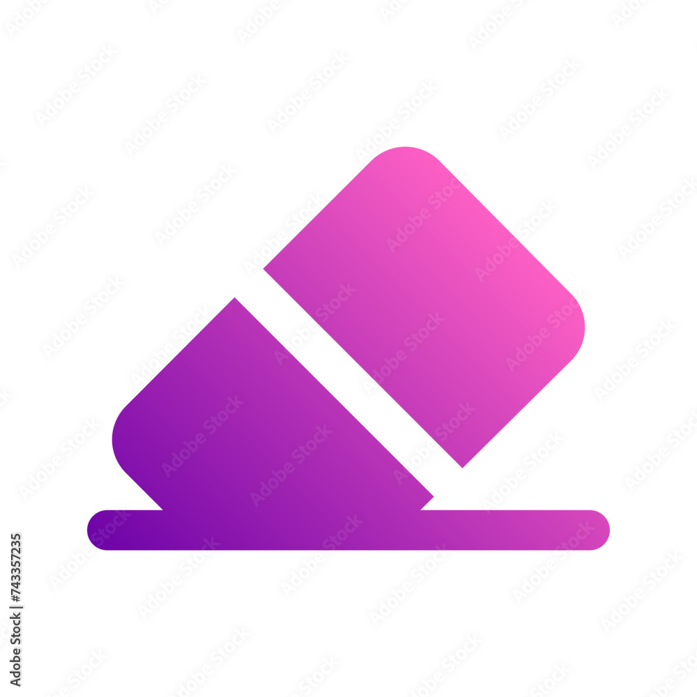 eraser gradient icon eraser gradient icon