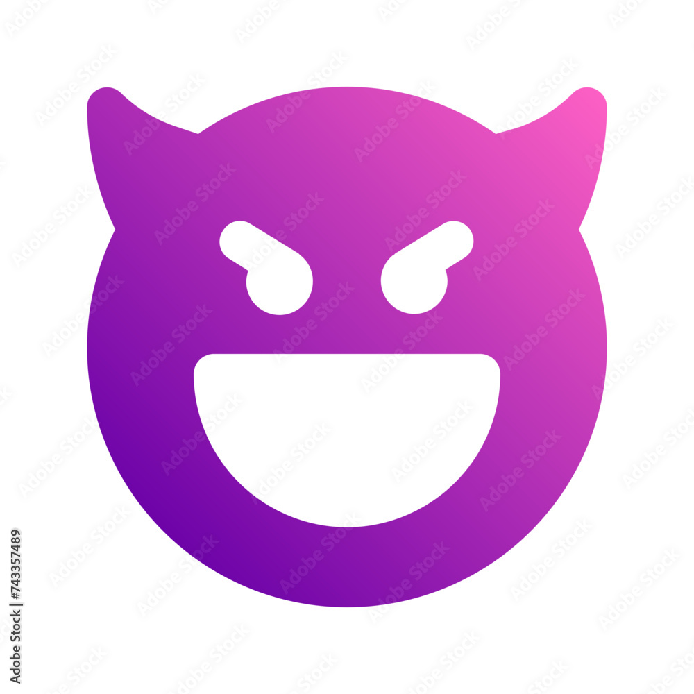 devil gradient icon devil gradient icon
