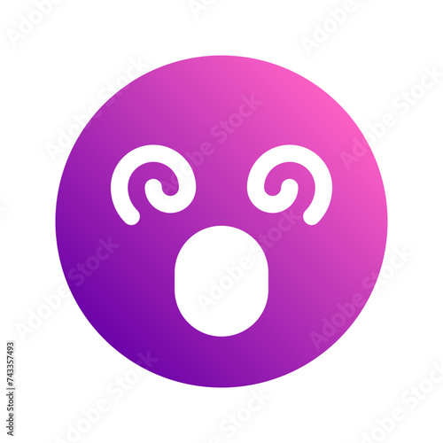 dizzy gradient icon