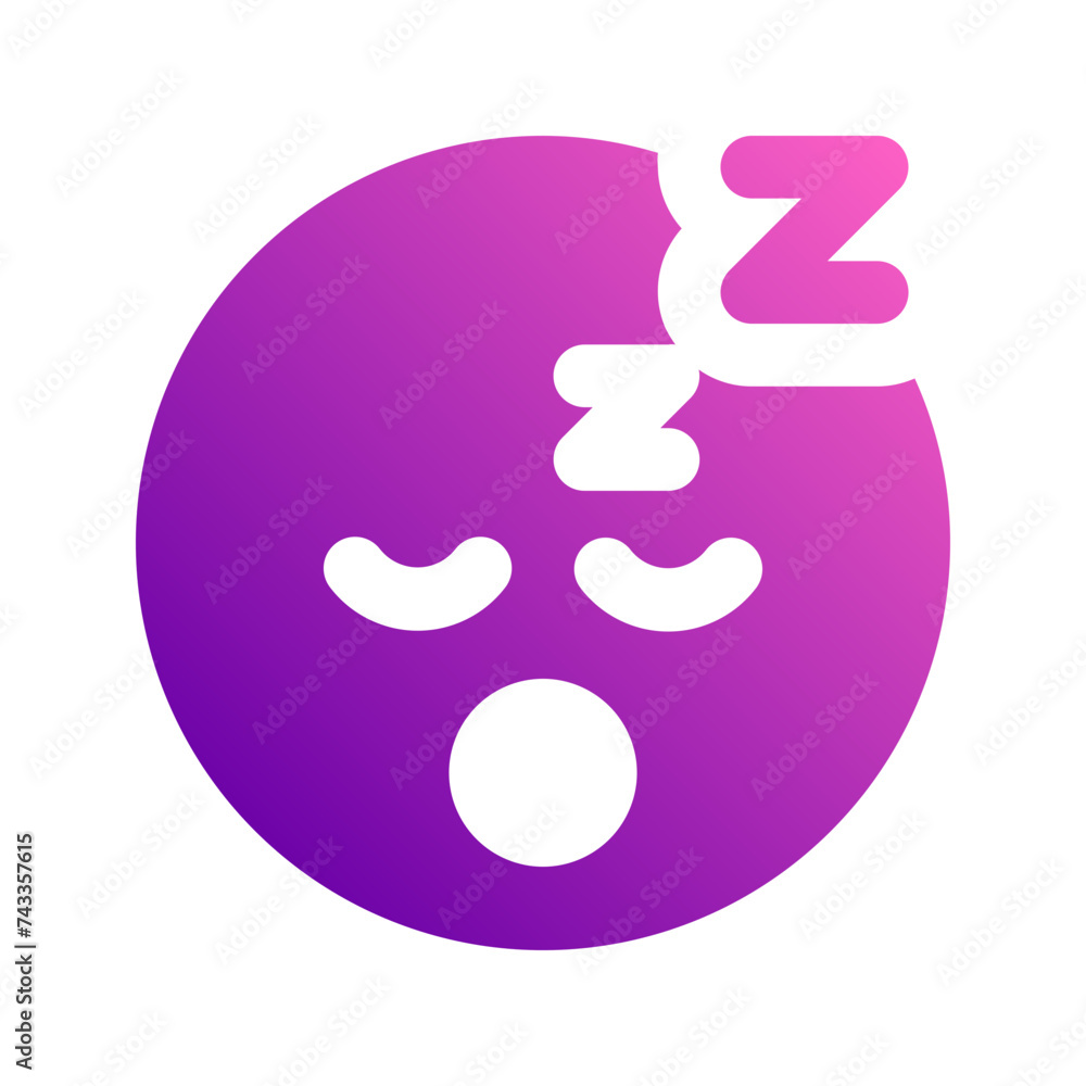 sleep gradient icon sleep gradient icon