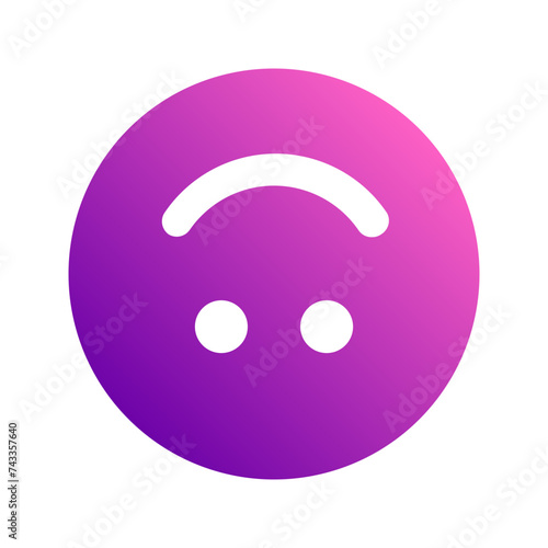 upside down gradient icon