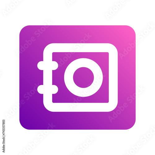 safe box gradient icon