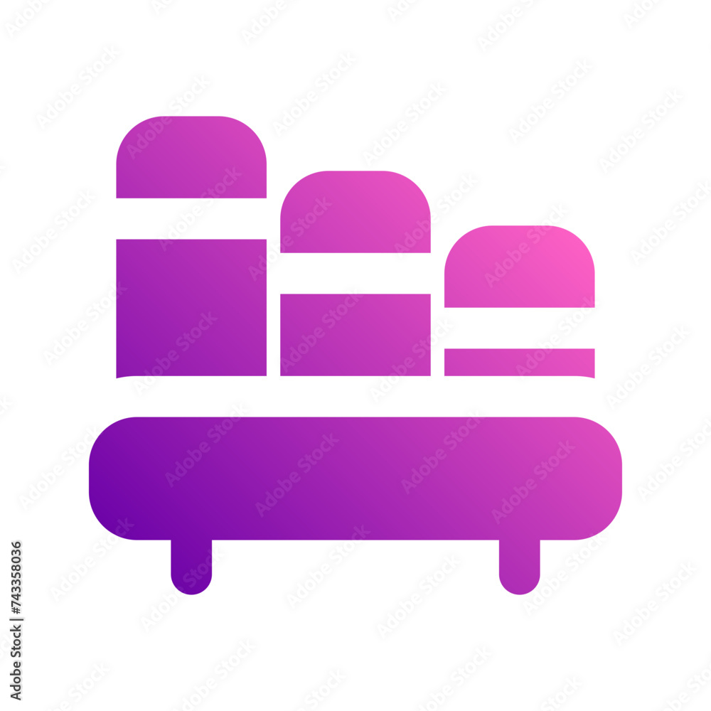 bookshelf gradient icon bookshelf gradient icon