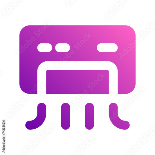 air conditioning gradient icon