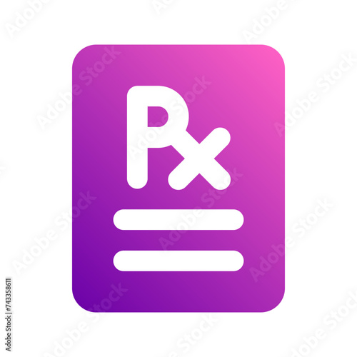 prescription gradient icon