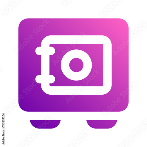 safe box gradient icon