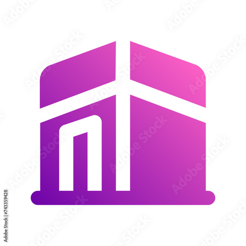 kaaba gradient icon