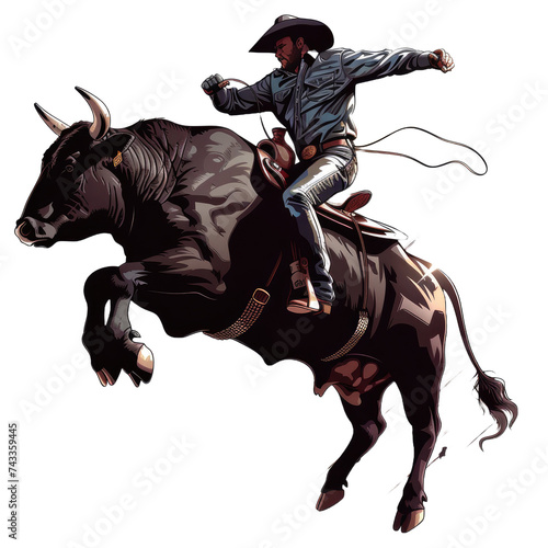 cowboy doing rodeo 7