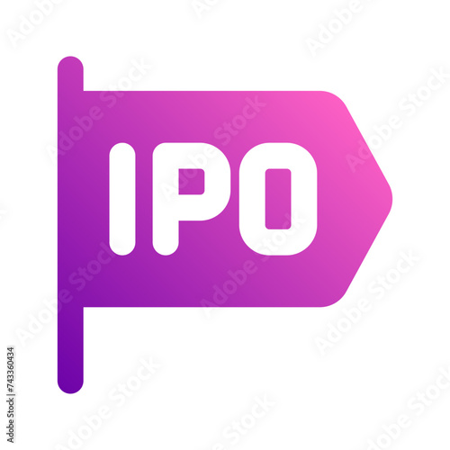 ipo gradient icon
