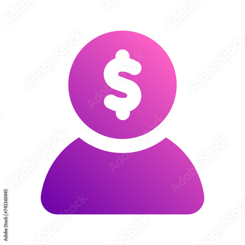investor gradient icon