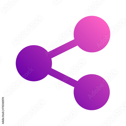 network gradient icon