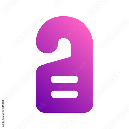 do not disturb gradient icon