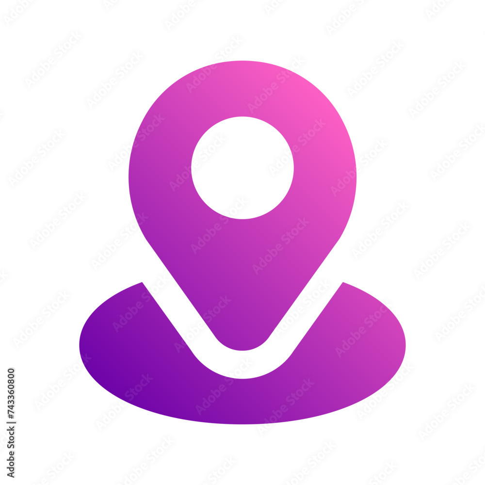 location gradient icon location gradient icon