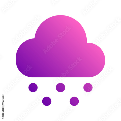 hail gradient icon