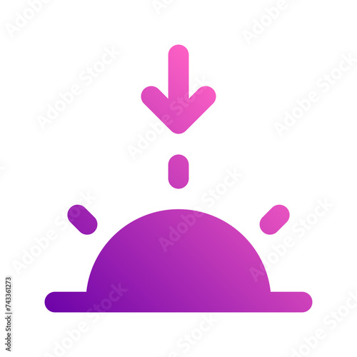 sunset gradient icon