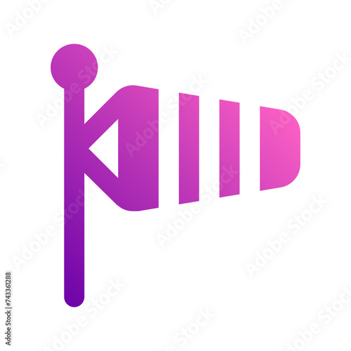 windsock gradient icon