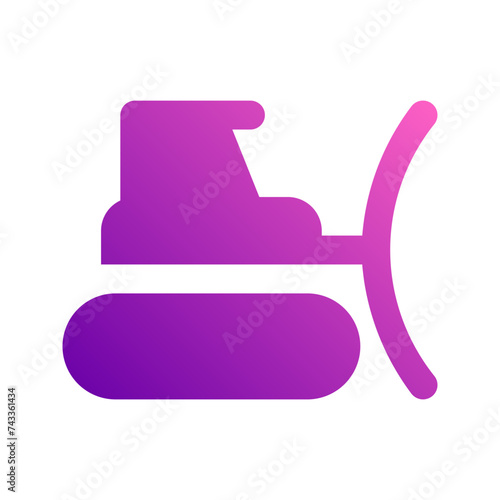 snowplow gradient icon