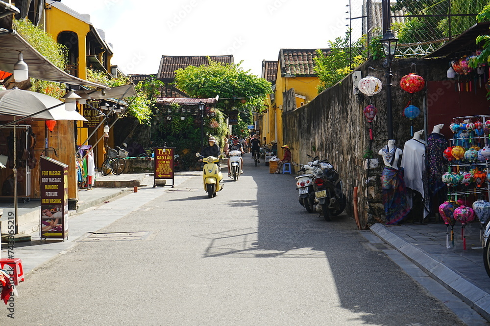 City view of Hoi An Ancient Town in Vietnam - ベトナム ホイアンの街並み