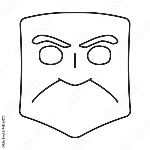 Bauta Mask Icon