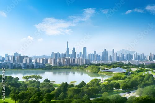Captivating Urban and Green Landscape of Ganzhou: Fusion of the City's Modernity and Its Natural Splendor