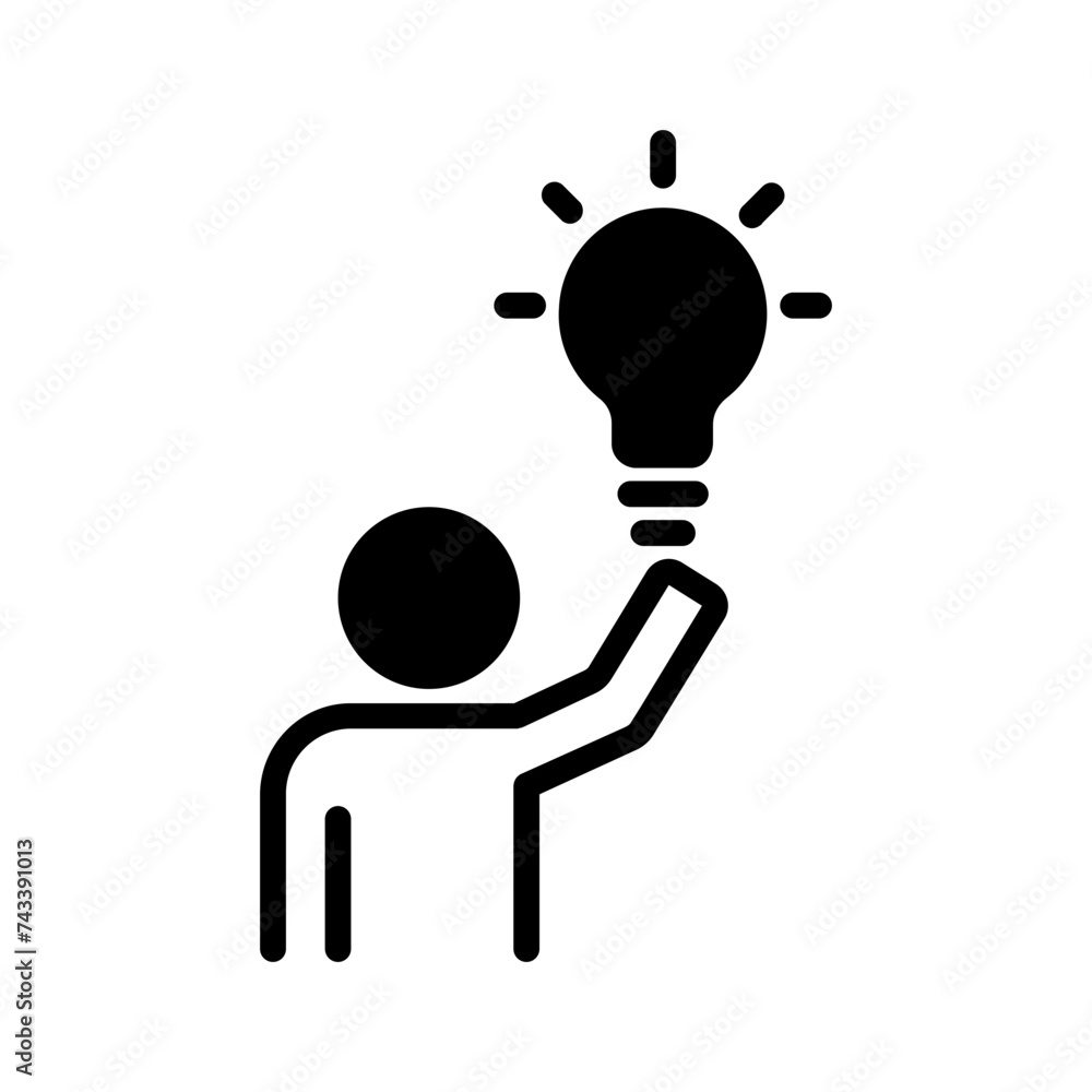 Vector solid black icon for Pro Vector solid black icon for Pro